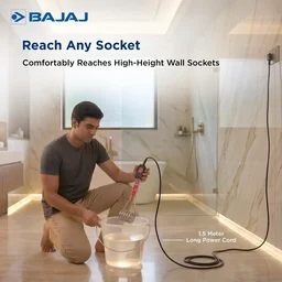 BAJAJ Waterproof 1.5kW Shock Proof Immersion Heater Rod
