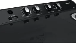 SAMSUNG Samsung 10.5 kg Semi Automatic Top Load Black, Grey (WT10C4260GG/TL) - BLACK GREY
