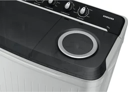 SAMSUNG Samsung 10.5 kg Semi Automatic Top Load Black, Grey (WT10C4260GG/TL) - BLACK GREY