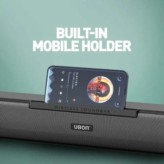 UBON Ubon Thunder SP-80 16 W Bluetooth Soundbar (Black, 2.0 Channel) - BLACK