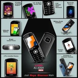 LAVA A1 JOSH - BLACK