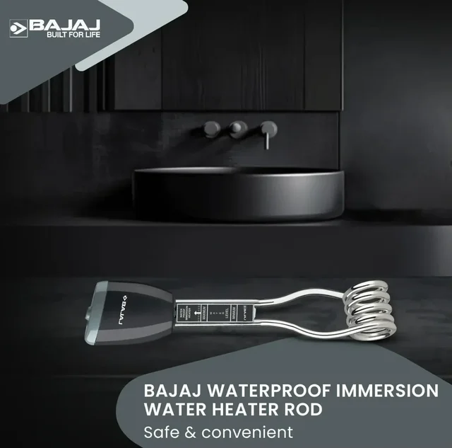 BAJAJ Waterproof 1.5kW Shock Proof Immersion Heater Rod
