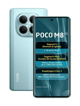 POCO M8 5G 8/128GB GLACIAL BLUE - GLACIAL BLUE