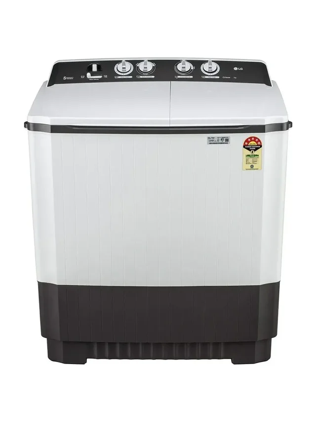 LG 7 kg Semi Automatic Top Load Grey (P7010NGAZ) - GREY