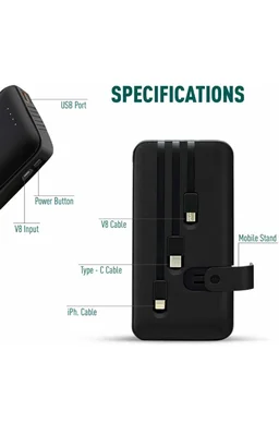 UBON 10000MAH POWER BANK (10w, Fast Charging
