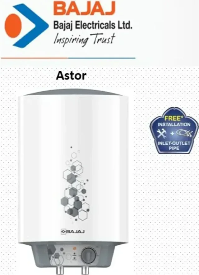 BAJAJ ASTOR 15Ltr GYSER - WHITE GREY