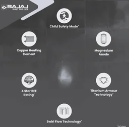 BAJAJ ASTOR 15Ltr GYSER - WHITE GREY