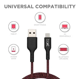 BOAT A350 TYPE C CABLE - CARBON BLACK
