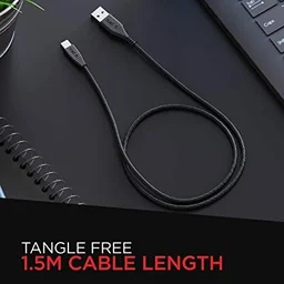 BOAT A325 TYPE C CABLE - BLACK