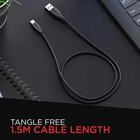 BOAT A325 TYPE C CABLE - BLACK