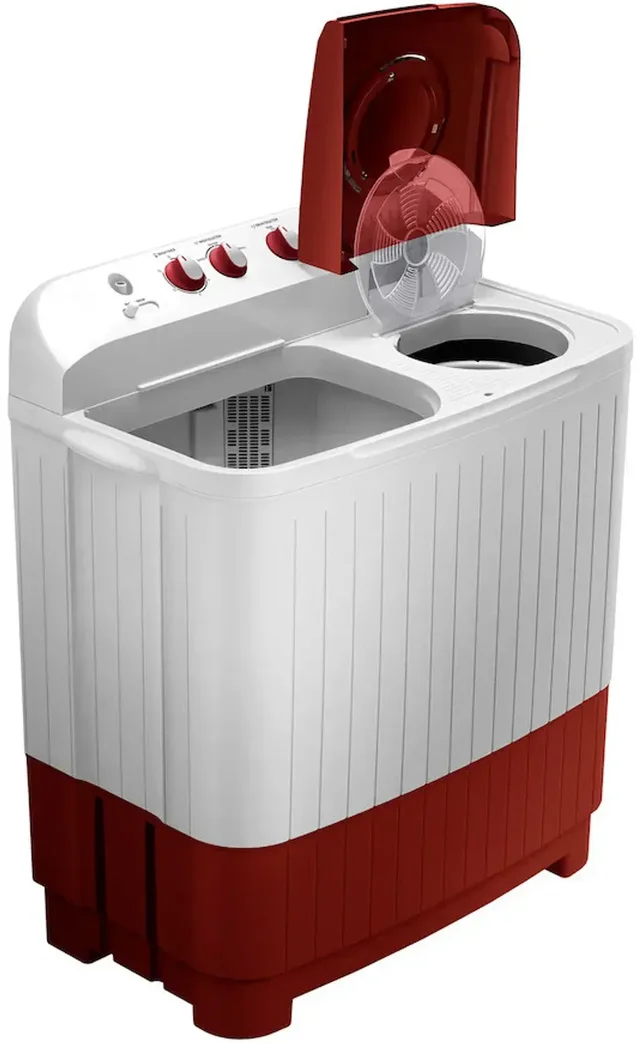 SAMSUNG Samsung 7 kg Semi Automatic Top Load Red, White (WT70C3000RR/TL) - RED WHITE