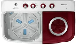 SAMSUNG Samsung 8 kg Semi Automatic Top Load White, Red (WT80C4000RR/TL) - WHITE RED