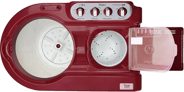 WHIRLPOOL Whirlpool 8 kg Semi Automatic Top Load Red (SEMI AUTOMATIC ACE 8.0 SUPER SOAK) - RED