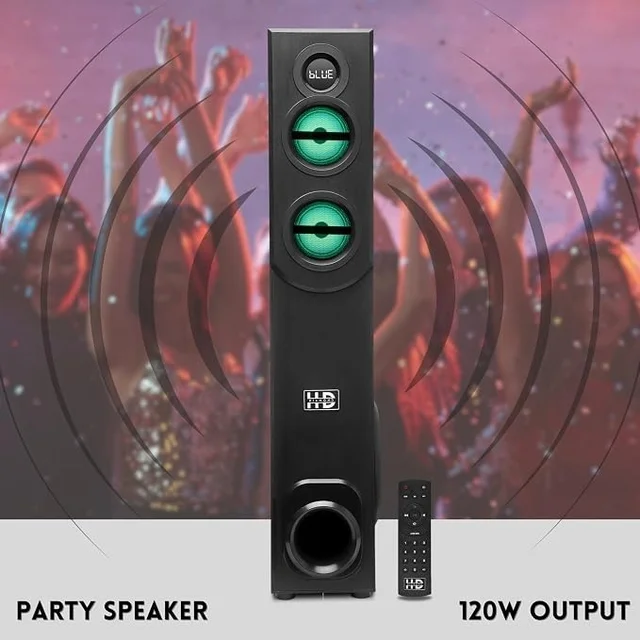 HD DIAMOND MULTIMEDIA TOWER SPEAKER DM-20000 KING KONG - BLACK