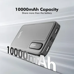 UBON Ubon 10000 mAh 15W Fast Charging Power Bank | Multiple Ports |Overheating Protection | for iPhone, Android & Other Devices, Black - PBX-31 - BLACK