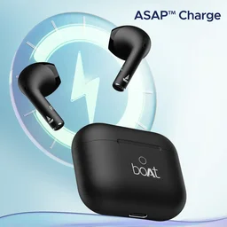 BOAT AIRDOPES ALPHA JET BLACK - JET BLACK