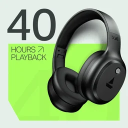 BOAT ROCKERZ 421 HEADPHONE BLACK SABRE - BLACK SABRE