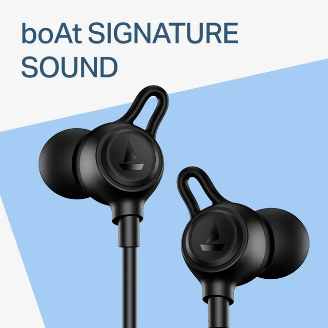 BOAT ROCKERZ 200 NECKBAND BLACK - BLACK