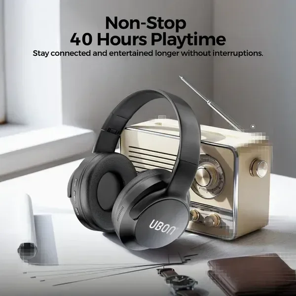UBON FIGHTER HEADPHONE HP-730 GREY - GREY