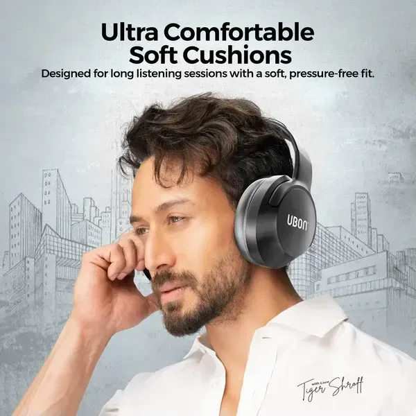 UBON FIGHTER HEADPHONE HP-730 GREY - GREY