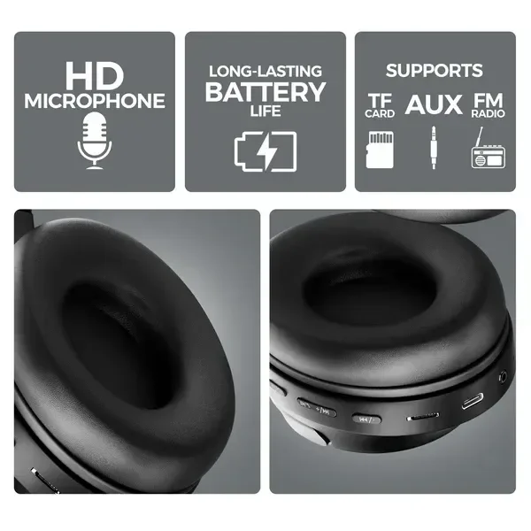 UBON FIGHTER HEADPHONE HP-730 GREY - GREY