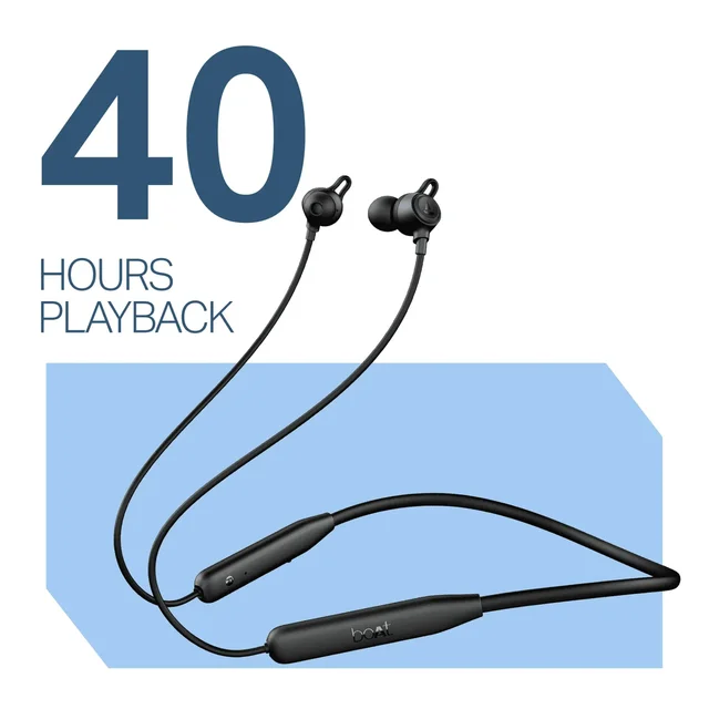 BOAT ROCKERZ 200 NECKBAND BLACK - BLACK
