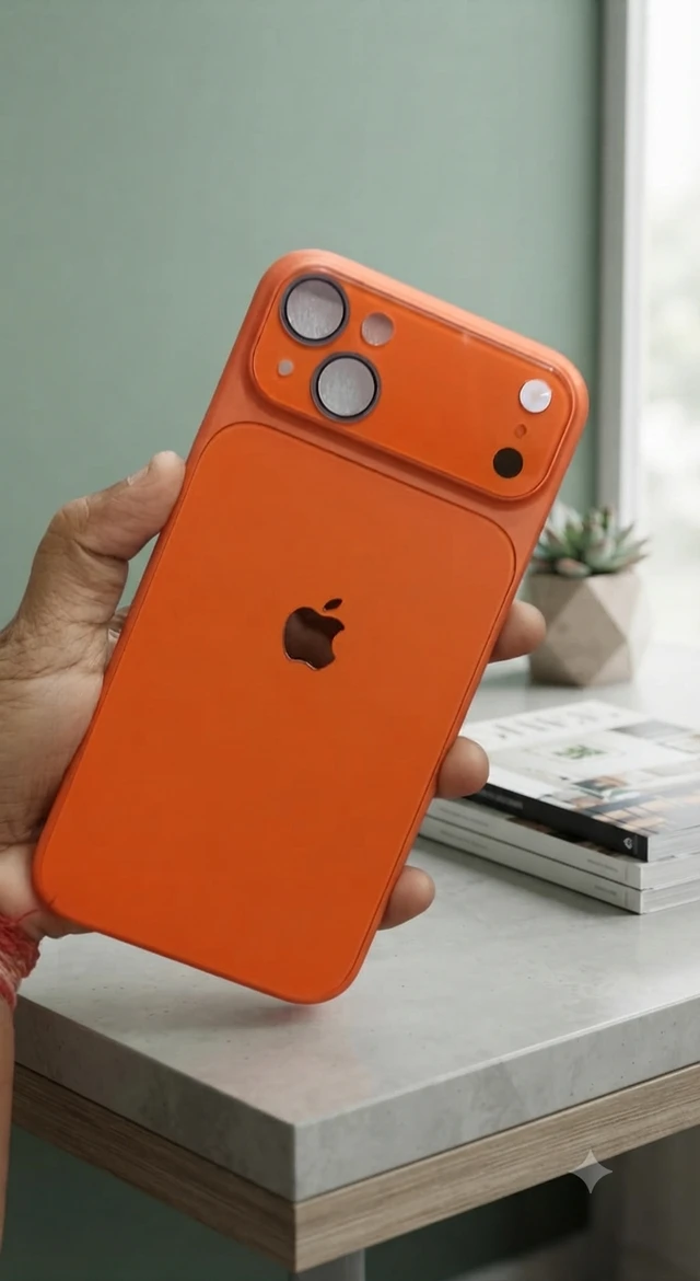 HRK IPHONE 14 ORANGE MOBILE COVER OR CASE - ORANGE