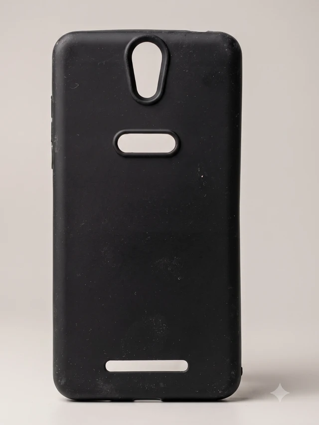 HRK Plastic Comio C2 Mobile Back Cover - black