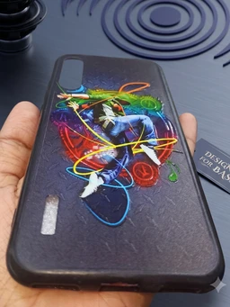 HRK Back Cover for Mi A3 (Black Case, Rubber Pack of: 1)