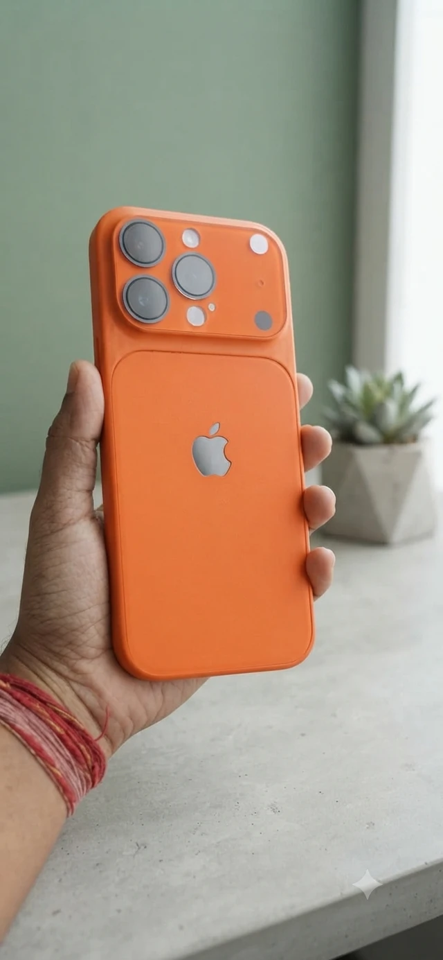 HRK IPHONE 14 PRO ORANGE MOBILE COVER - ORANGE