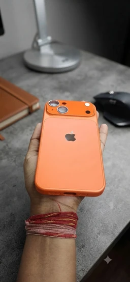 HRK IPHONE 14 PLUS ORANGE MOBILE COVER - ORANGE