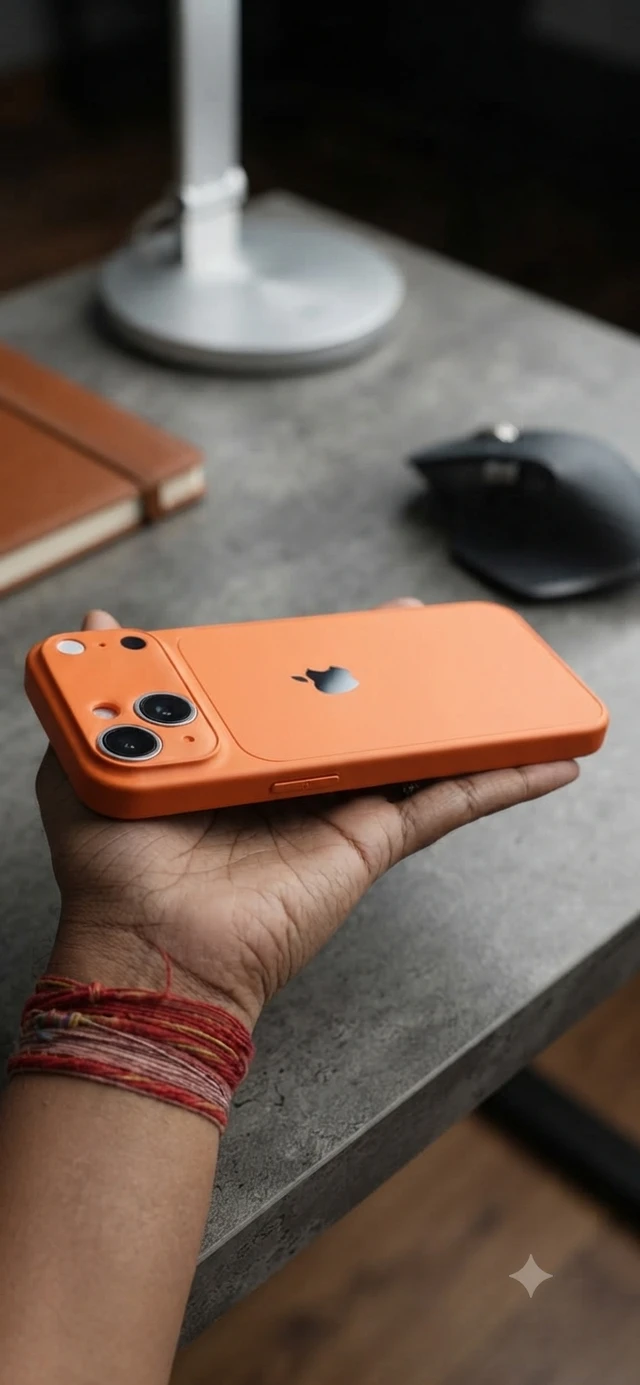HRK IPHONE 14 PLUS ORANGE MOBILE COVER - ORANGE