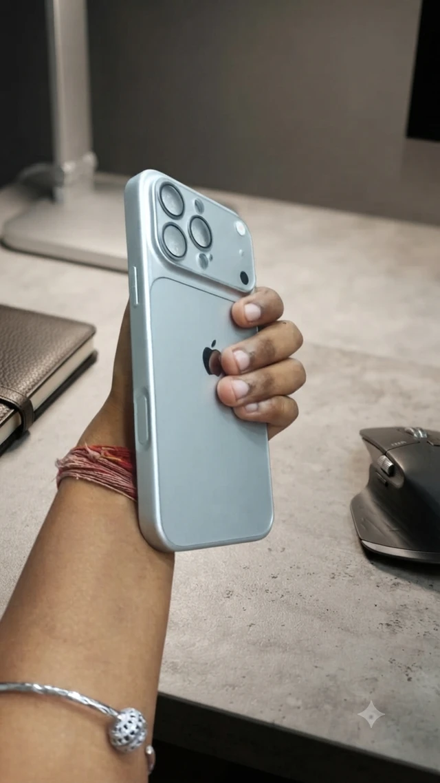HRK IPHONE 14 PRO ORANGE MOBILE COVER - SILVER