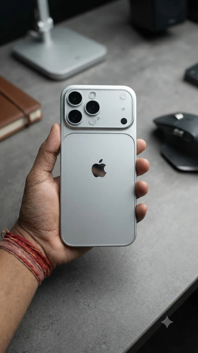 HRK IPHONE 14 PRO ORANGE MOBILE COVER - SILVER