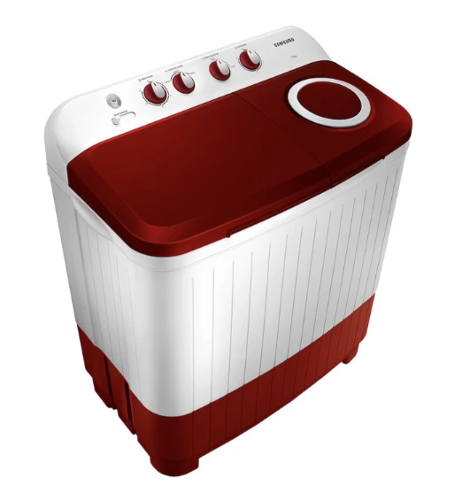 SAMSUNG Samsung 7 kg Semi Automatic Top Load Red, White (WT70C3000RR/TL)
