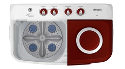 SAMSUNG Samsung 7 kg Semi Automatic Top Load Red, White (WT70C3000RR/TL)