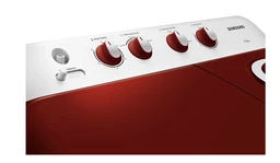 SAMSUNG Samsung 7 kg Semi Automatic Top Load Red, White (WT70C3000RR/TL)
