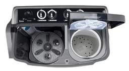LG WASHING Machine 9.5 kg Semi Automatic Top Load Black (P9555SKAZ)