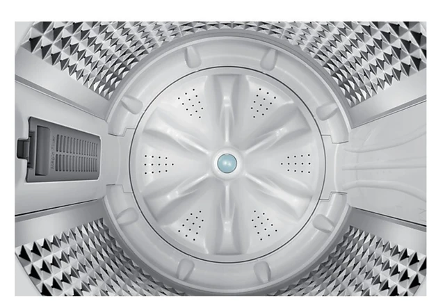 SAMSUNG Samsung WASHING MACHIN 7 kg Fully Automatic Top Load Silver (WA70BG4441BYTL)