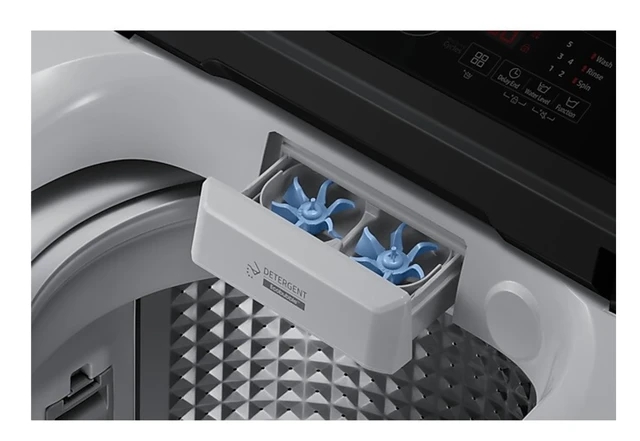 SAMSUNG Samsung WASHING MACHIN 7 kg Fully Automatic Top Load Silver (WA70BG4441BYTL)
