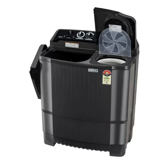 HRK LG WOSHING MACHINE 8 kg Semi Automatic Top Load Black (P8015SKAZ)