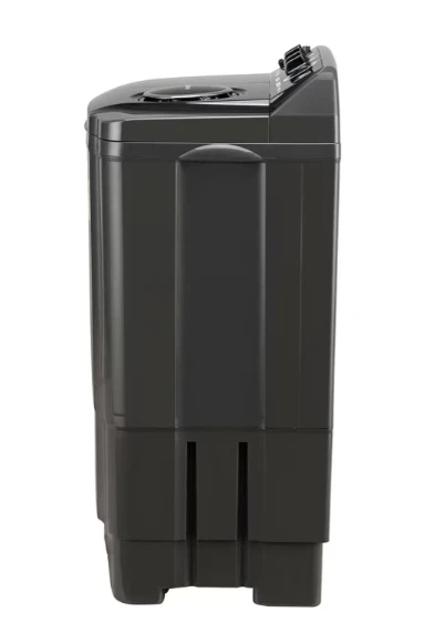 HRK LG WOSHING MACHINE 8 kg Semi Automatic Top Load Black (P8015SKAZ)