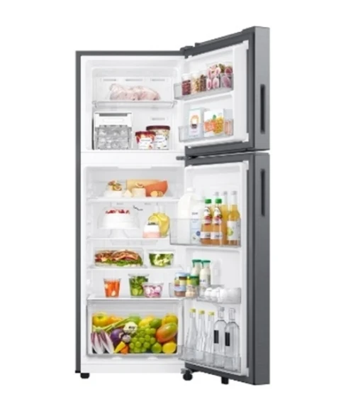SAMSUNG Samsung 236 L Frost Free Double Door Top Mount 2 Star Refrigerator (Light Doi Metal, RT40H28W2PNL)