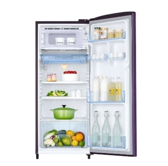 SAMSUNG Samsung 183 L Direct Cool Single Door 1 Star Refrigerator (Camellia Plum, RR19H2YC1CR/NL)