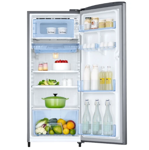 SAMSUNG Refrigerator 183 LTR Single Door Refrigerator with Stylish Grandé Design, 2★ RR20H2712S8