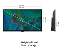 SAMSUNG Samsung 32 Inch (80 cm) HD LED TV (Model: UA32H4520FUXXL) - 3 Star Energy Rating, Low Power Consumption