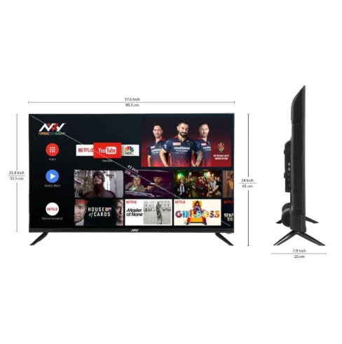 NVY 80 cm (32 inch) HD Ready Smart Frameless LED TV,NVA32SNR1, Black - BLACK