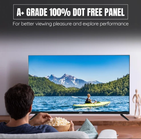 NVY 80 cm (32 inch) HD Ready Smart Frameless LED TV,NVA32SNR1, Black - BLACK