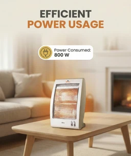 BAJAJ j RHX-2 800-Watt Halogen Room Heater