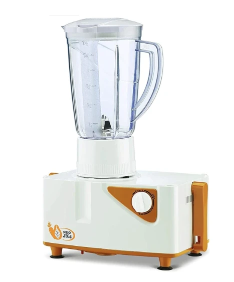 BAJAJ Majesty JX4 Neo JMG 450 W Juicer Mixer Grinder (Majesty JX4 Neo JMG | 2 Jars | White and Yellow)